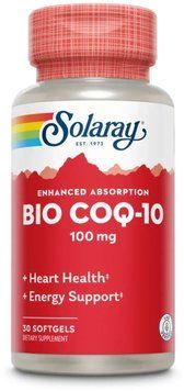 Solaray Bio CoQ10 100mg - 30 softgels 1452875 фото