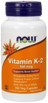 Now Foods Vitamin K-2 100 mcg Veg Capsules 100 caps 463967 фото