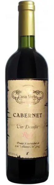 Вино Alianta vin Casa Veche Cabernet червоне напівсухе 10-12% 0.75 л (WNF4840042011543) 1215351 фото