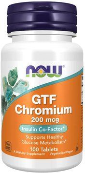 Now Foods Gtf Chromium 200mcg - 100 tabs 1463203 фото