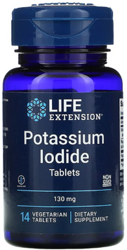 Life Extension Potassium Iodide Йодид калия 130 мг 14 таблеток 1159470 фото