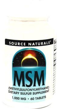 Source Naturals MSM, 1000 mg, 60 Tab 417307 фото
