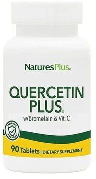 Nature's Plus Quercetin + VIT C Bromelain - 90 Tablets 1455582 фото