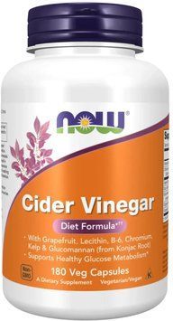 Now Foods Cider Vinegar - 180 Veg Capsules 1451260 фото