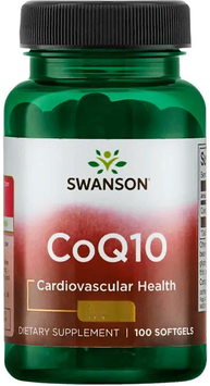 Swanson, CoQ10 120 mg 100 caps (SWA-02365) 608401 фото