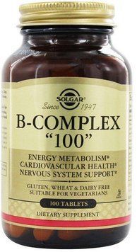 Solgar B-Complex "100" 100 Tablets 496846 фото