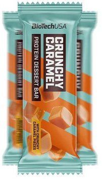Протеиновый батончик BiotechUSA Protein Dessert Bar 50 g / Crunchy Caramel 1000381 фото