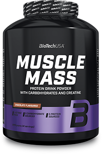 Гейнер BioTechUSA Muscle Mass 2270 g /32 servings/ Chocolate 414547 фото