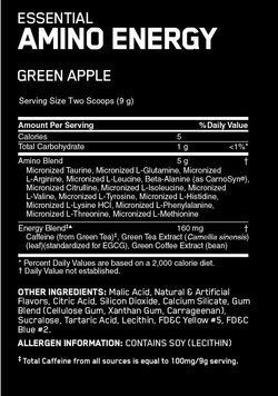 Амінокислота для спорту Optimum Nutrition Essential Amino Energy 270 g /30 servings/ Concord Grape 403082 фото