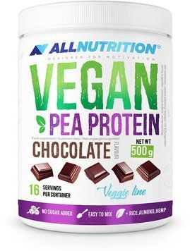 Протеин All Nutrition Vegan Pea Protein 500 g /16 servings/ Chocolate 783044 фото