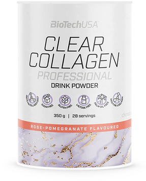 BiotechUSA Clear Collagen Professional 350 g / 28 servings / Rose-pomegranate 1105608 фото