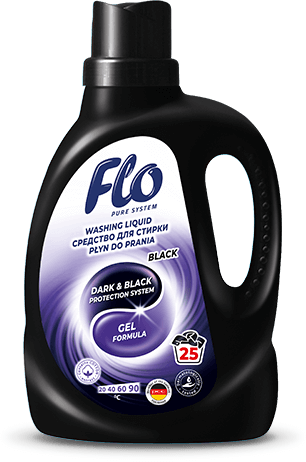 Рідина Flo для прання чорних тканин Black 1 л (5900948241358) 1320772 фото
