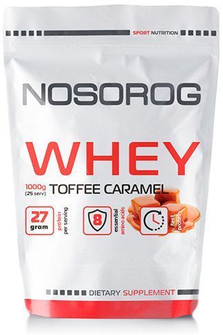 Протеїн Nosorog Nutrition Whey 1000 g / 25 servings / Toffee Caramel 783260 фото