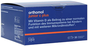 Orthomol Junior C Plus Витамины для детей 30 дней 90 жевательных таблеток 1088687 фото