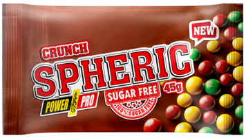 Драже без сахара Power Pro Spheric Crunch 45 g 1301234 фото