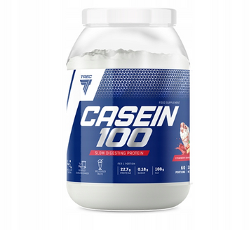 Протеин Trec Casein 100 1800 g/60 servings/Strawberry-Banana 969002 фото