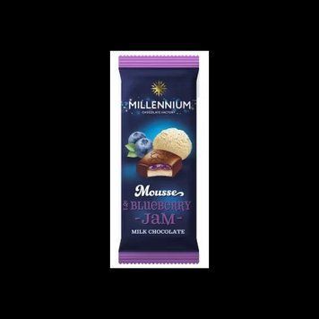 Шоколад Millennium Mousse молочный с муссовой и черничной начинкой 135 г (4820075507688) 1175498 фото