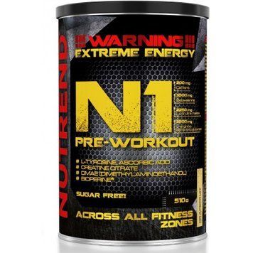 Предтренировочный комплекс Nutrend N1 510 g /30 servings/ Grapefruit 845337 фото