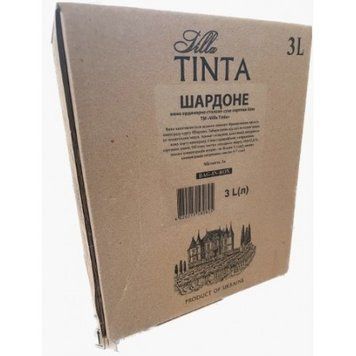 Вино Villa Tinta шардоне сухе біле 10-12% 3л (AS8000020501754) 1219237 фото