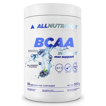Амінокислота для спорту All Nutrition BCAA Max Support Instant 500 g /50 servings/ Bllueberry 580255 фото