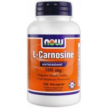 Now Foods Carnosine 500 Mg 100 Vcaps Л-Карнозин 520651 фото