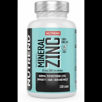 Nutrend Mineral Zinc 100% Chelate 100 caps / 100 servings 1101917 фото