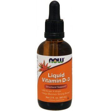 Now Foods Liquid Vitamin D-3, 2 fl oz (60 ml) (NOW-00370) 641139 фото