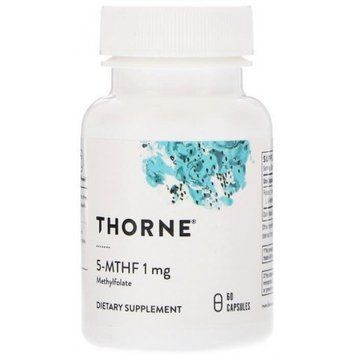 Thorne Research 5-MTHF 1 mg 60 Cap Метілфолат 531392 фото