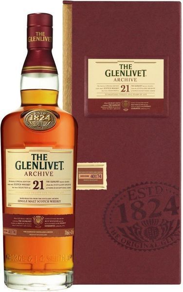 Виски The Glenlivet 21 years old 0.7л, 43%, wooden box 714904 фото Виски The Glenlivet 21 years old 0.7л, 43%, wooden box 714904 фото