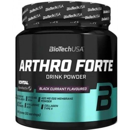 BioTechUSA Arthro Forte 340 g/ 20 servings/ Black Currant 988385 фото