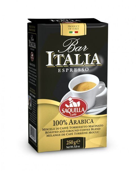 Кофе молотый Saquella Espresso Arabica 250 г (8002650001385) 1081571 фото