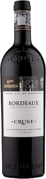 Вино Cruse Bordeaux червоне сухе 0.75 л (YL3500610148286) 1373854 фото
