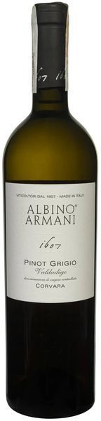 Albino Armani Pinot Grigio Valdadige Corvara DOC, біле сухе, 12.5% 0.75л (MAR8022592705004) 1150873 фото