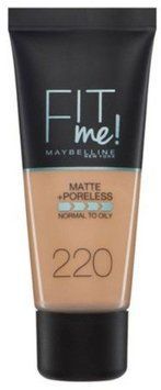 Maybelline New York Fit ME! №220 natural beige Тональный крем матовый 30ml 1192477 фото