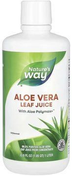 Nature's Way Aloe Vera Leaf Juice - 1000ml 1453462 фото