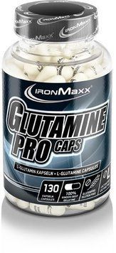 Амінокислота для спорту IronMaxx Glutamine Pro 130 Capsules 668181 фото