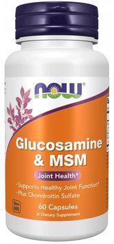 Now Foods Glucosamine & MSM - 60 Capsules 1451261 фото
