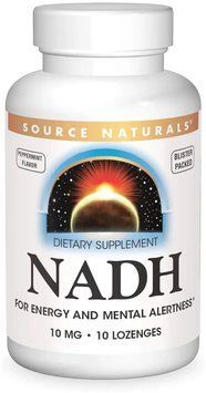Source Naturals NADH 10mg Peppermint - 10 lozenges 1452214 фото