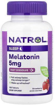 NATROL Melatonin 5mg - 150 Tablets 1456265 фото