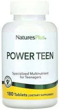 Nature's Plus Power Teen - 180 Tablets 1455583 фото