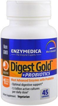 Enzymedica Digest Gold + Probiotics Ферменти і пробіотики 45 капсул 773183 фото