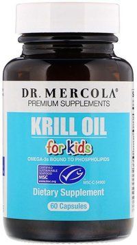 Dr. Mercola Kids' Krill Oil 60 Caps Масло криля для детей 550731 фото