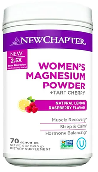 New Chapter Women's Magnesium Powder Магниевый порошок для женщин со вкусом лимона и малины 169.5 г 895538 фото