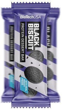 Протеиновый батончик BiotechUSA Protein Dessert Bar 50 g / Black Biscuit 1000382 фото