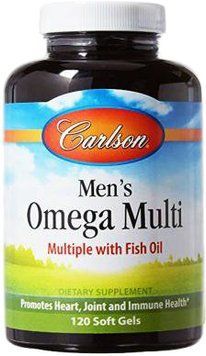 Carlson Labs Men's Omega Multi 120 caps Мультівітаміни з Омегою-3s для чоловіків 488761 фото