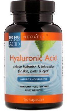 Neocell Hyaluronic Acid Nature's Moisturizer 60 Caps Гиалуроновая кислота 534425 фото