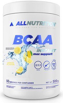Амінокислота для спорту All Nutrition BCAA Max Support Instant 500 g /50 servings/ Lemon 580258 фото