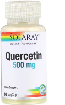 Solaray, Quercetin, 500 mg, 90 VegCaps (SOR-44685) 607629 фото