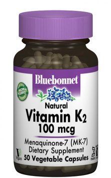 Bluebonnet Nutrition Vitamin К2 100 mcg 50 caps 489399 фото
