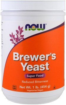 NOW Foods Brewer's Yeast, Super Food 1 lb (454 g) Пивные дрожжи 520709 фото